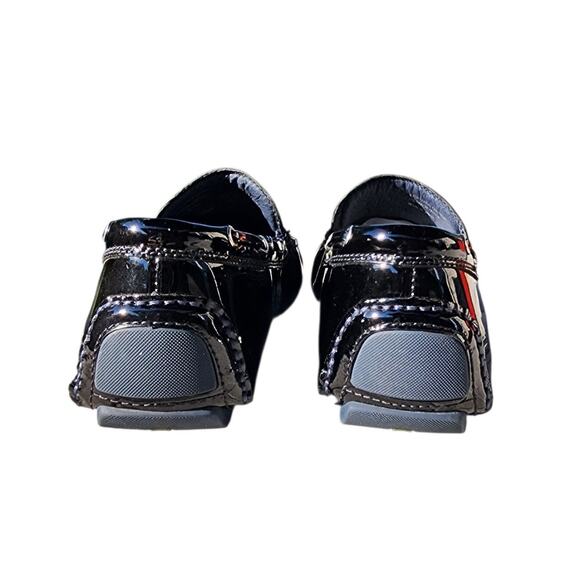 Donald J Pliner Viper 2 Patent Leather Tassel Driving Loafers 13 - Picture 3 of 10